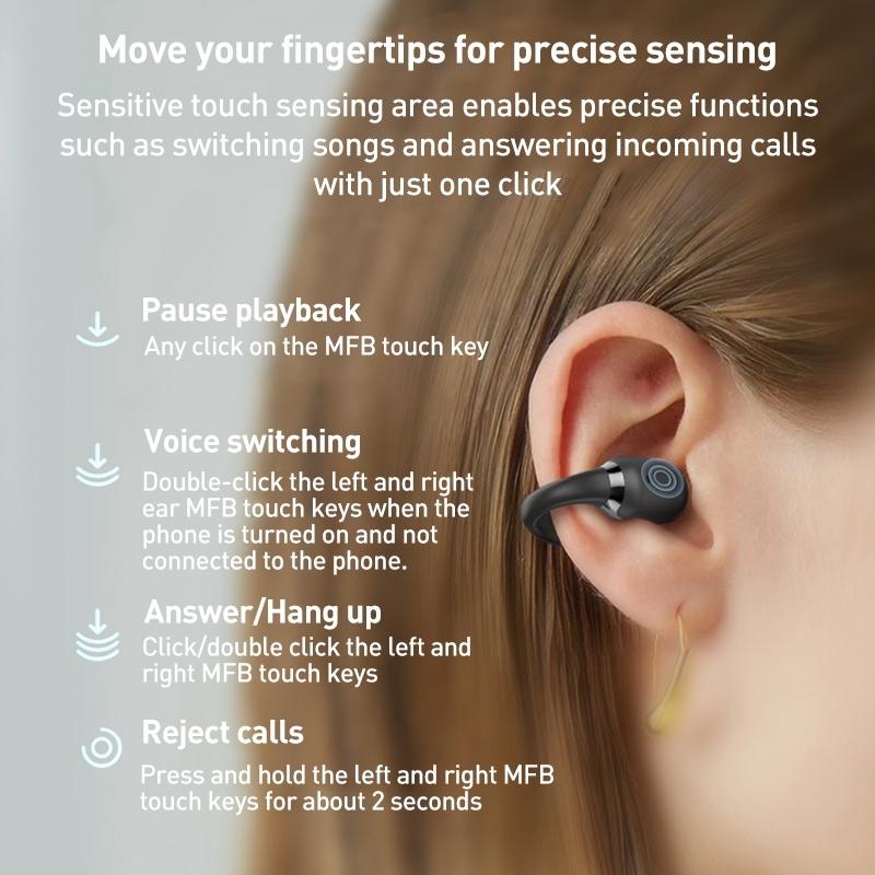 Symphony Gs09s Tws Bluetooth Earphones - Zga Air Conduction - Pink