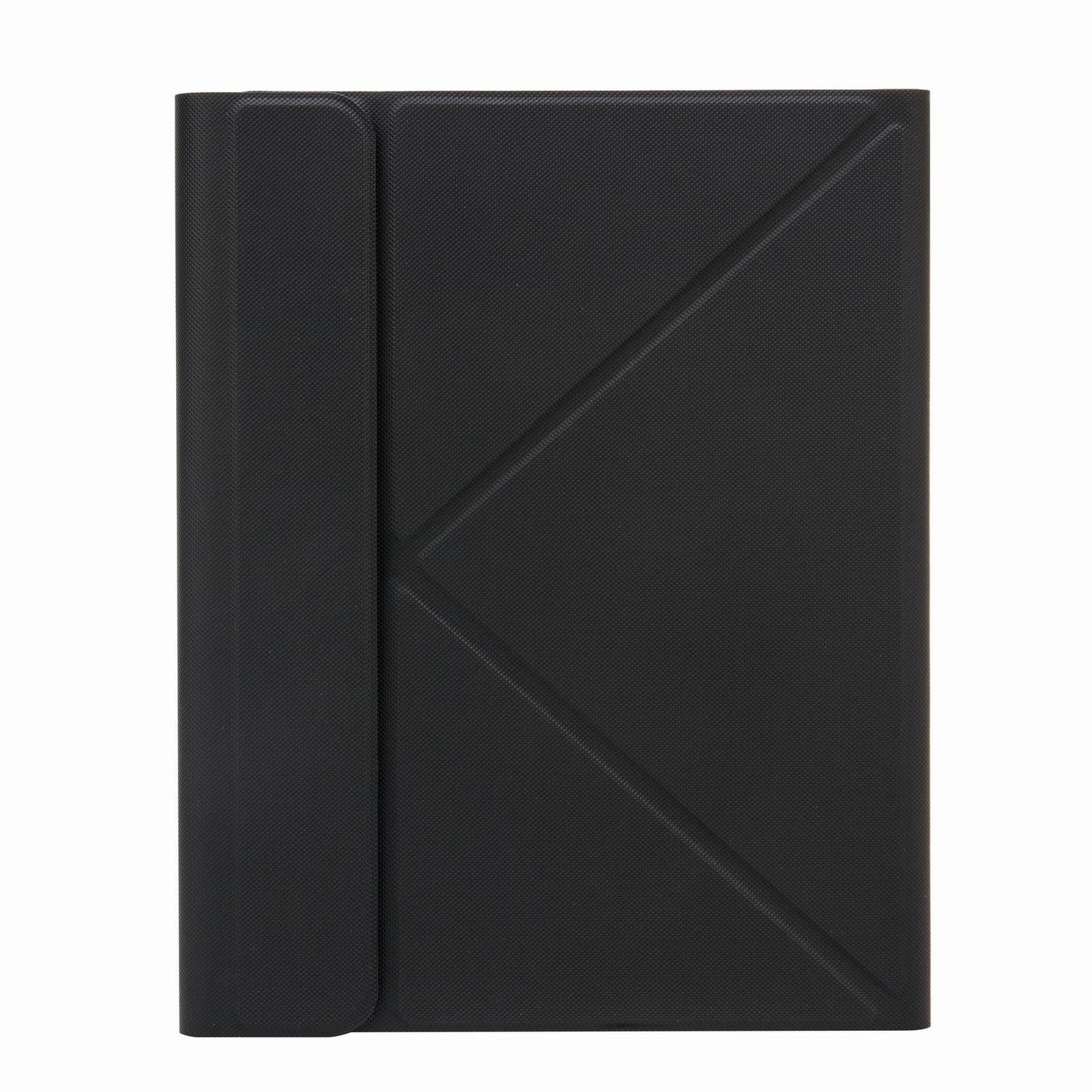 Bluetooth Keyboard Leather Case For Ipad 10.2 / 10.5 With Monochrome Backlight & Three-Fold Holder - Black