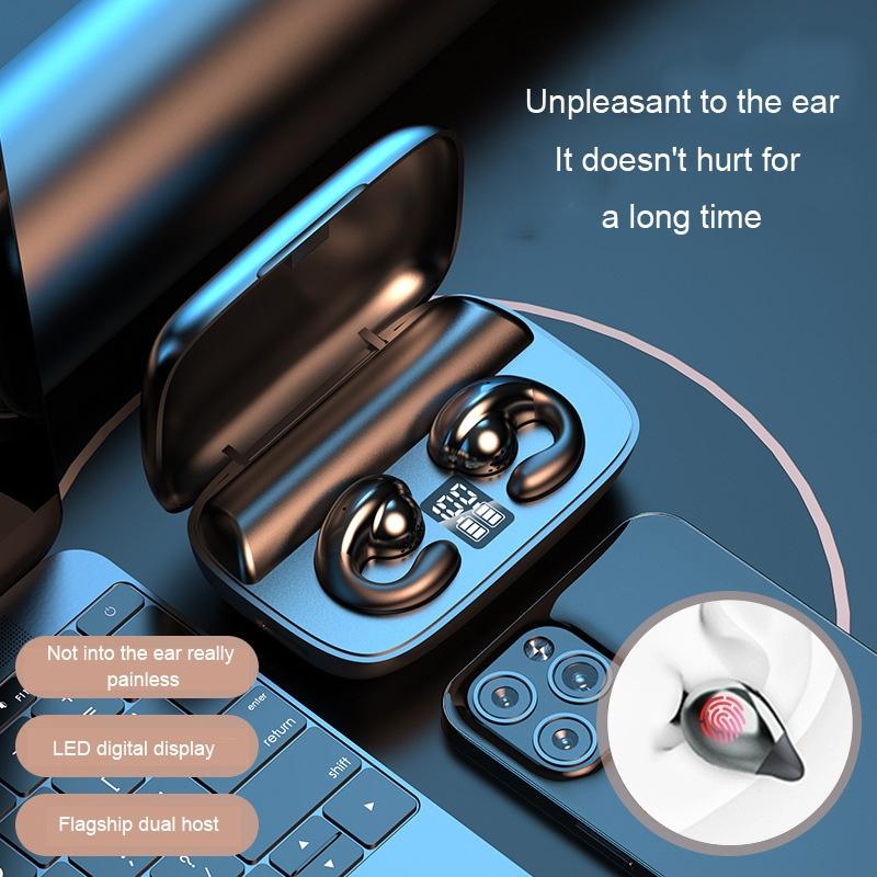 Wireless Bone Conduction Earphones with Noise Reduction - Skin Colour
