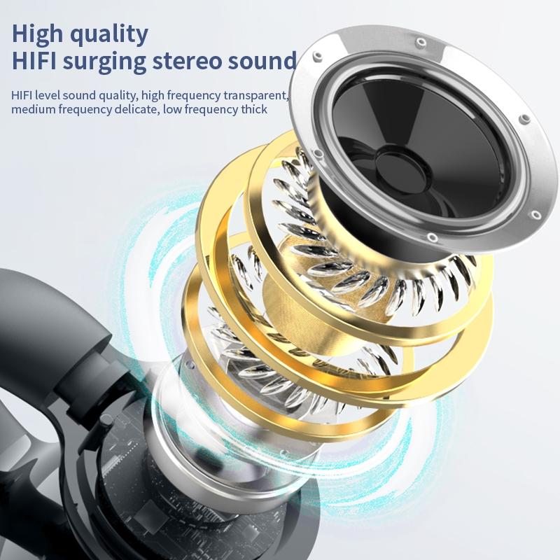 Wireless Bone Conduction Earphone - Single Ear Clamp Design - Skin Colour