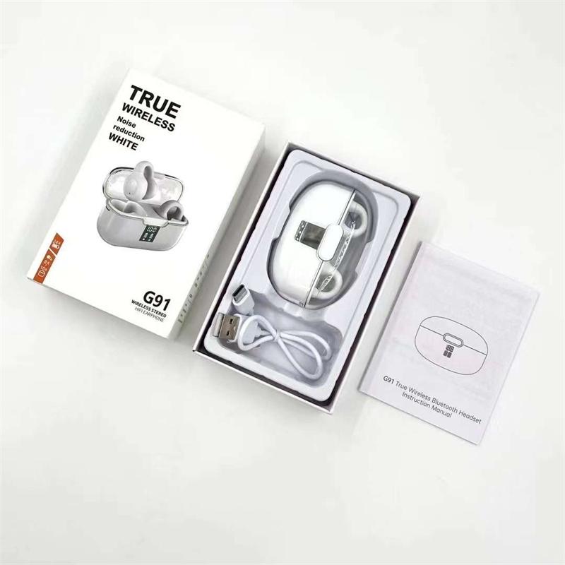 Wireless Bone Conduction Earbuds with Noise Reduction - Green