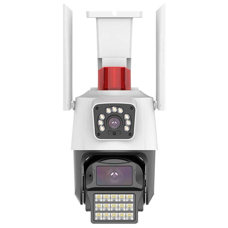 Smart Dual Camera With Wifi Two-Way Voice Intercom & Humanoid Detection - 4Mp