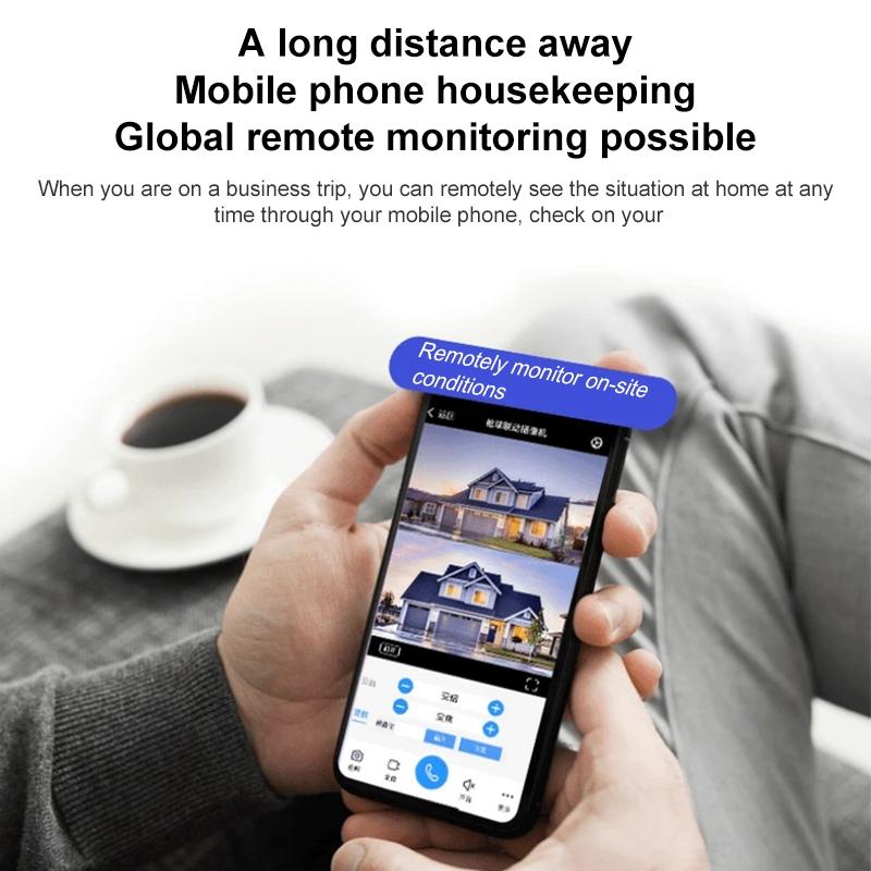 Smart Dual Camera With Wifi Two-Way Voice Intercom & Humanoid Detection - 4Mp