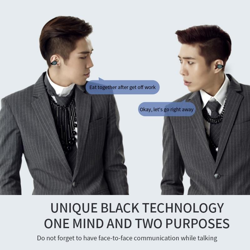 Ultra-light Wireless Bluetooth Earphones - Yx08 Stereo V5.0 - White