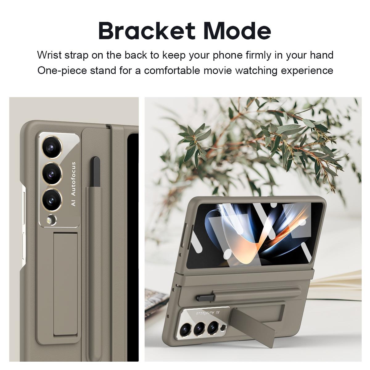 For Samsung Galaxy Z Fold4 5G Full Coverage Pc Case With Pen - Blue