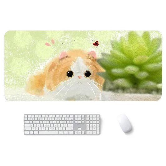 Waterproof Cartoon Mouse Pad Non Slip Design - Rabbit On The Road
