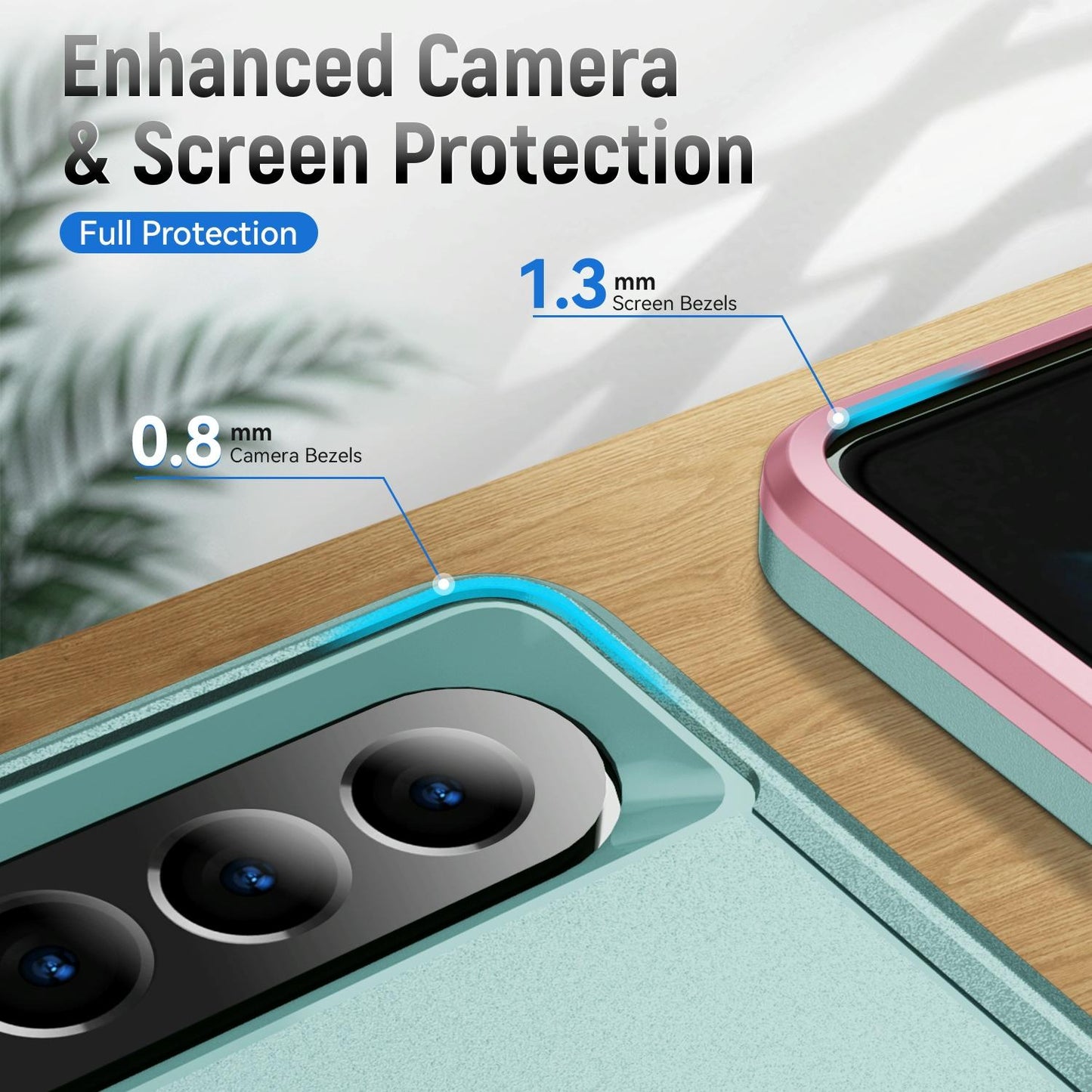 For Samsung Galaxy Z Fold4 5G Shockproof Pc Tpu Case - Blue