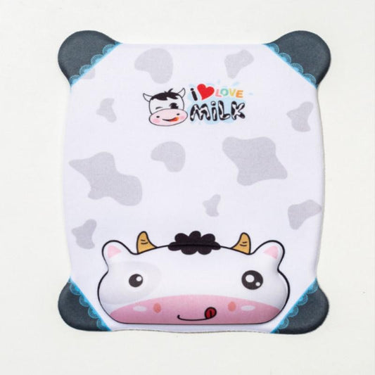 Cartoon Silicone Mouse Pad Wristband - Cow