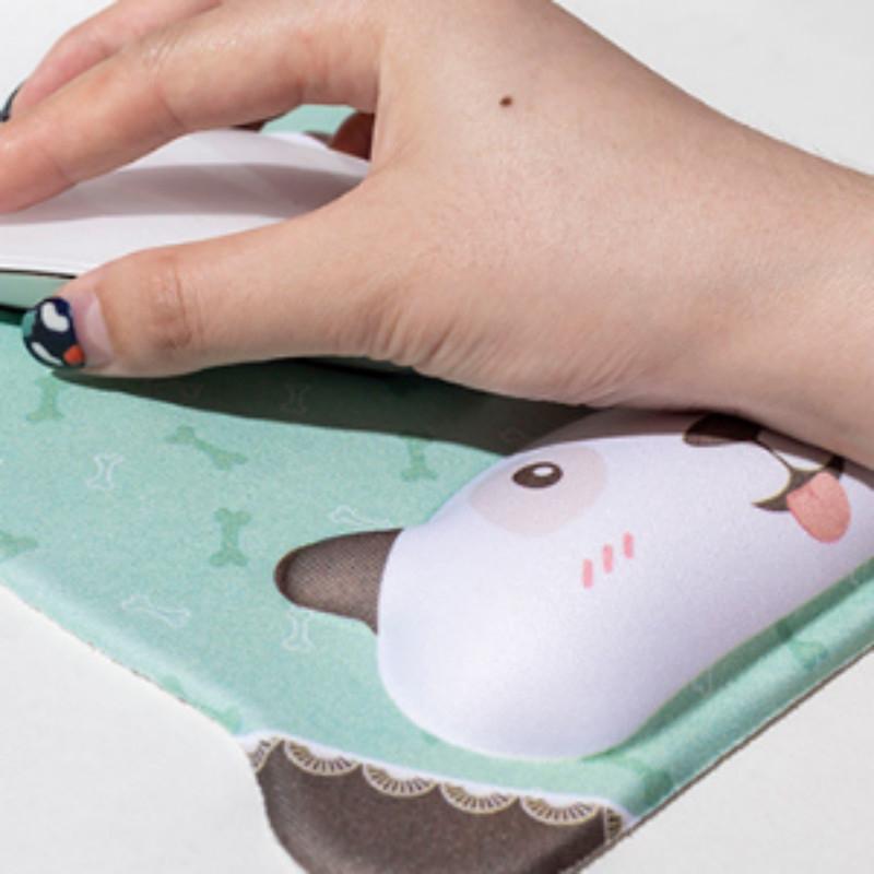 Cartoon Silicone Mouse Pad Wristband - Cow
