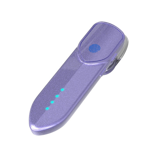 Business Style Bluetooth 5.0 Earphone with Fingerprint Touch - Pink