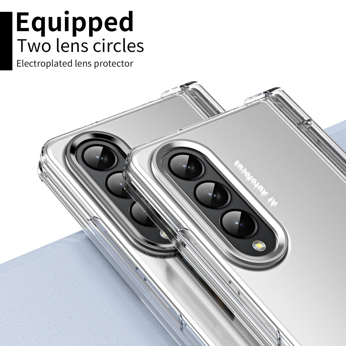 For Samsung Galaxy Z Fold4 5G Samsung Fold 4 Hinge Flip Case - Two Tone Contact Lens - Aoyama Dai