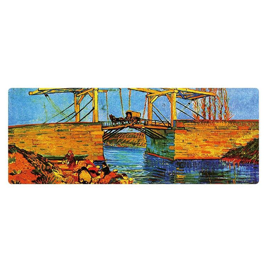 Large Oil Painting Desk Rubber Mouse Pad - Carriage