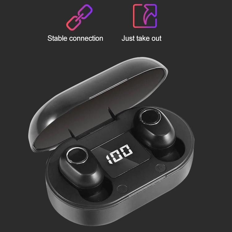Wireless Touch Bluetooth Headset with Smart Magnetic Charging - Dt-13 - Pink