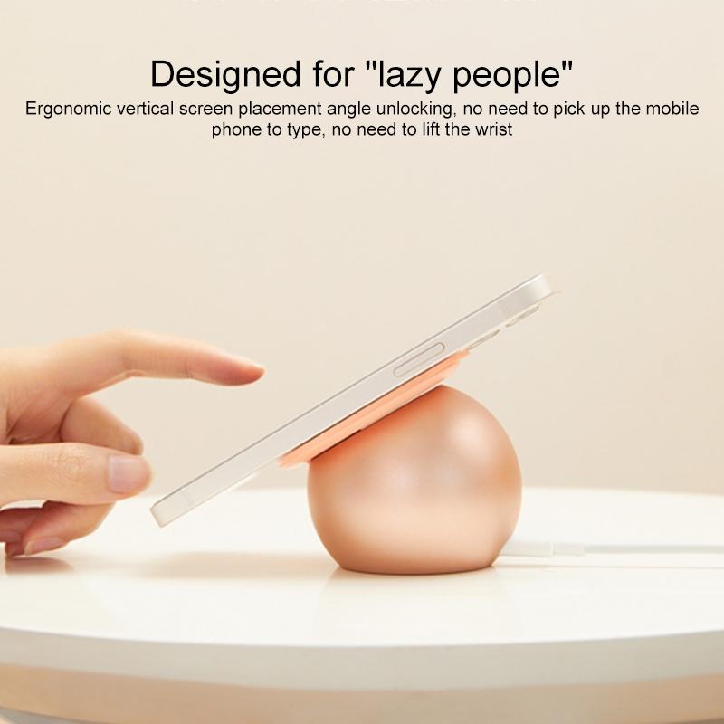 Adorable Magnetic Cat Wireless Charger Stand - Pink