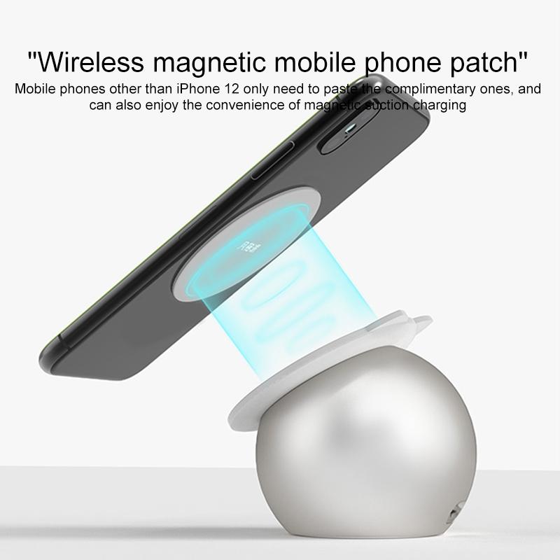 Adorable Magnetic Cat Wireless Charger Stand - Pink