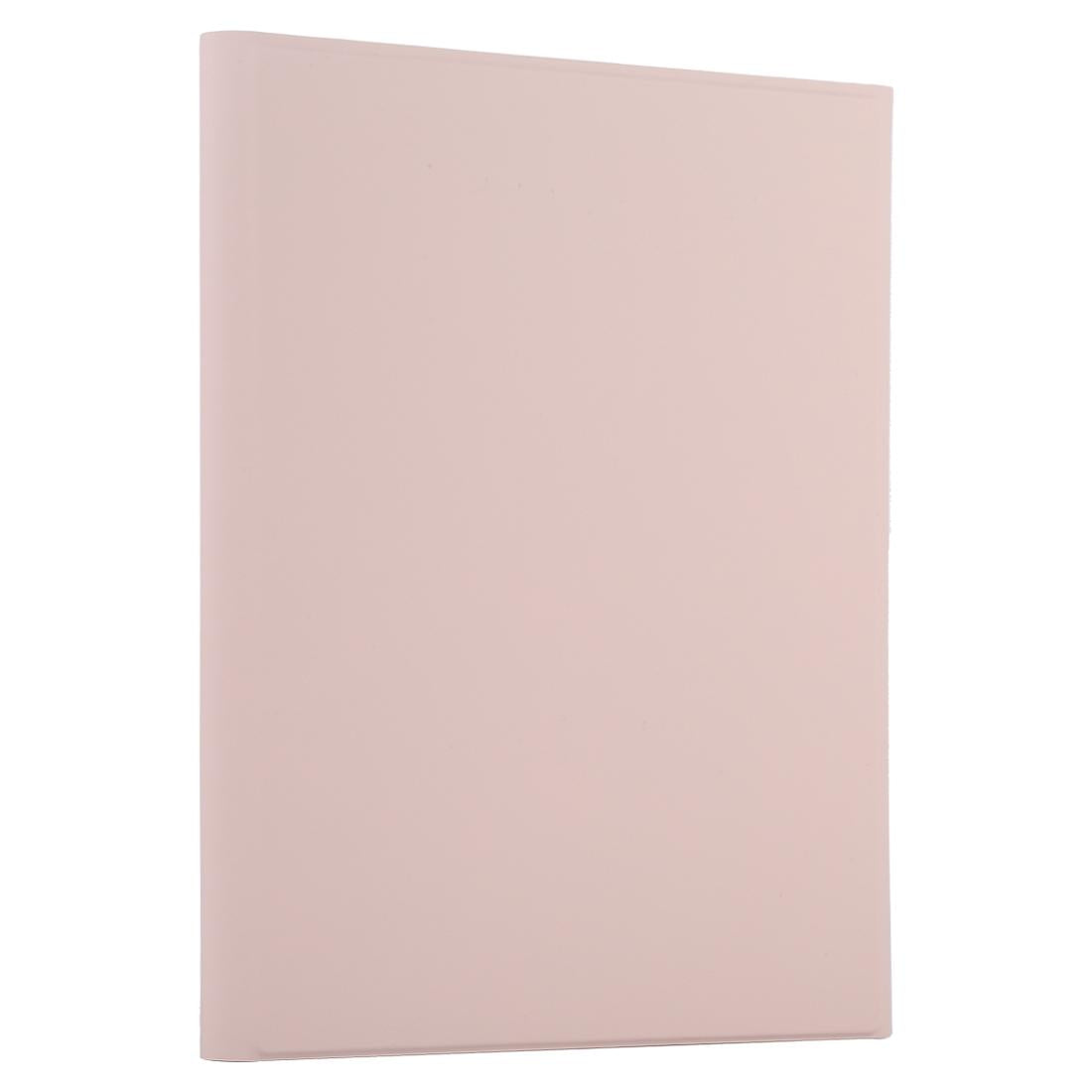 Bluetooth Keyboard & Tablet Case For Ipad 10.2 / Ipad Air 2019 - Detachable Touch Pad Pen Slot Holder - Microfiber Leather - Pink