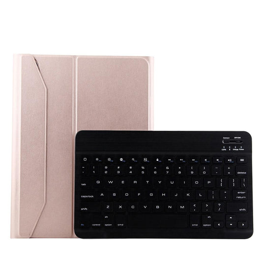 Bluetooth Keyboard & Leather Tablet Case For Ipad Pro 11 - Detachable Three-Gear Magnetic Sleep Function - Pink