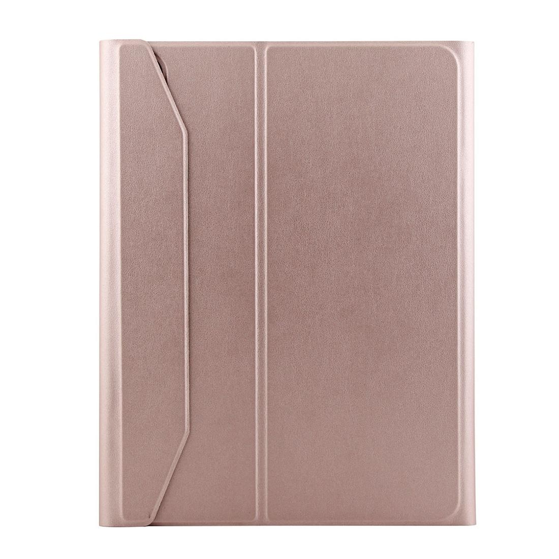 Bluetooth Keyboard & Leather Tablet Case For Ipad Pro 11 - Detachable Three-Gear Magnetic Sleep Function - Pink