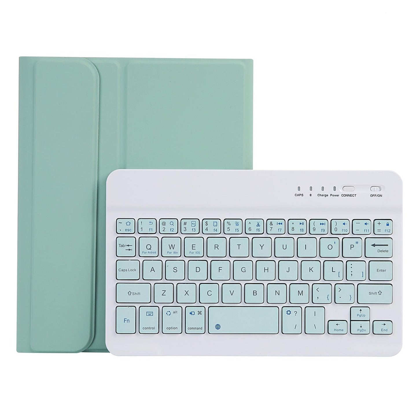 Ultra-Thin Bluetooth Keyboard Tablet Case For Ipad Mini 6 With Stand And Pen Slot - Candy Colour - Pink