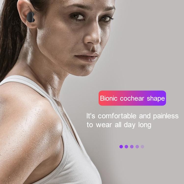 Waterproof Wireless Bluetooth Earphones with Magnetic Charging Box - 300mah - Pink