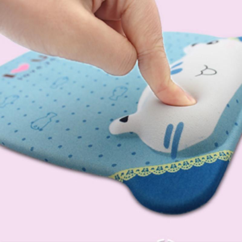 Cartoon Silicone Mouse Pad Wristband - Rabbit