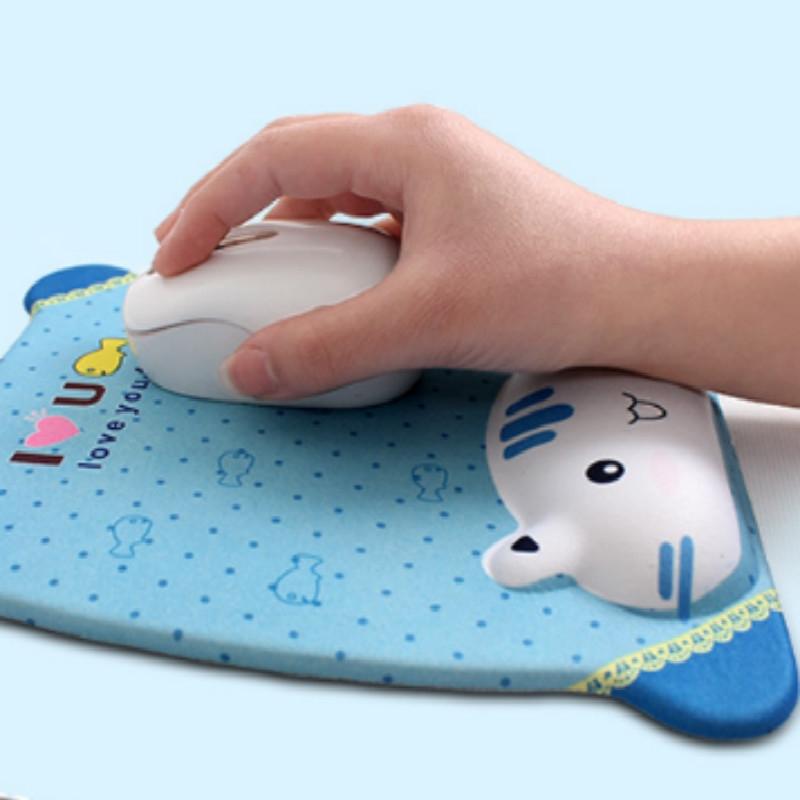 Cartoon Silicone Mouse Pad Wristband - Rabbit