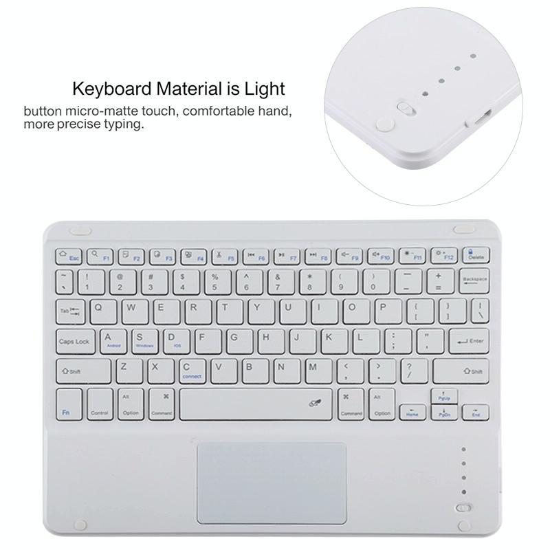 Bluetooth Tablet Case For Ipad Pro 11 With Touchpad & Pen Slot - Detachable Microfiber Leather - Green