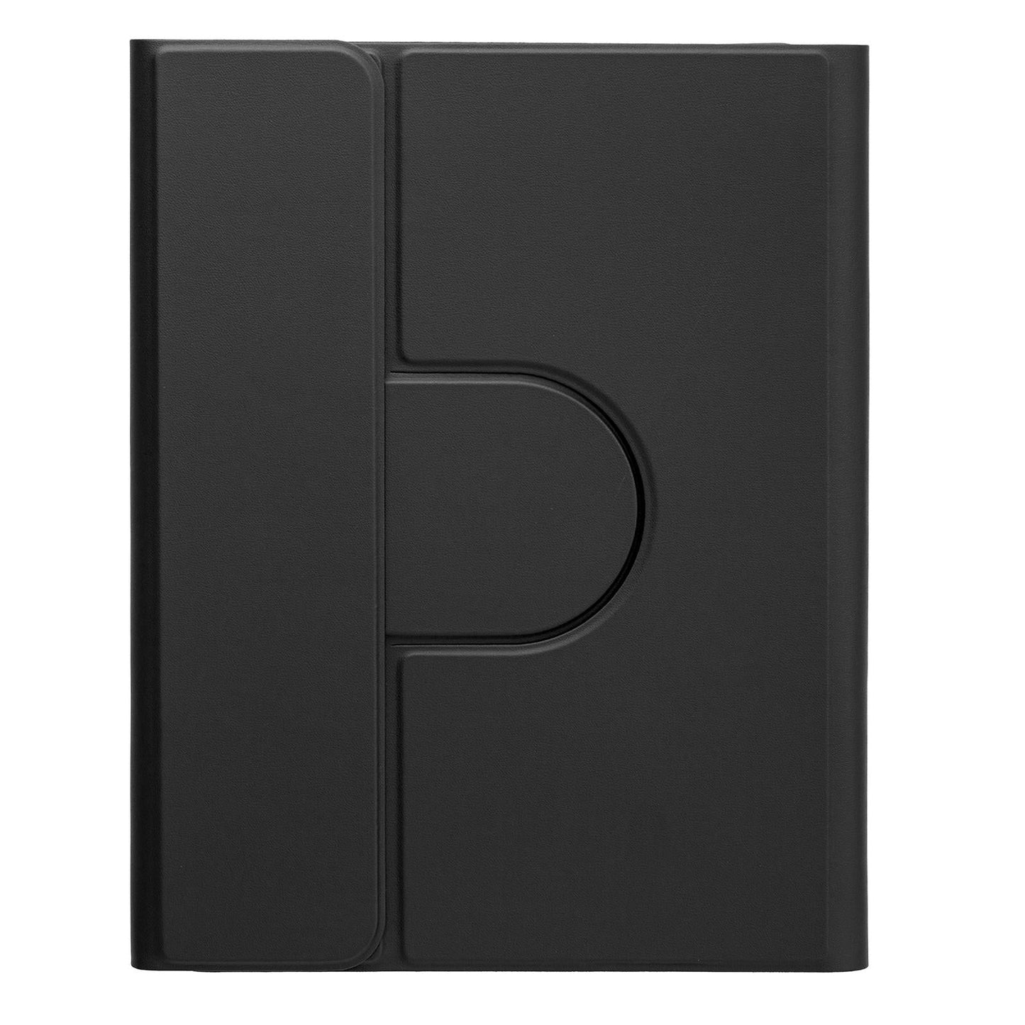 360 Degree Rotatable Bluetooth Keyboard Leather Case With Three-Colour Backlight - Black - For Ipad 10.2 2021 / Air 2019