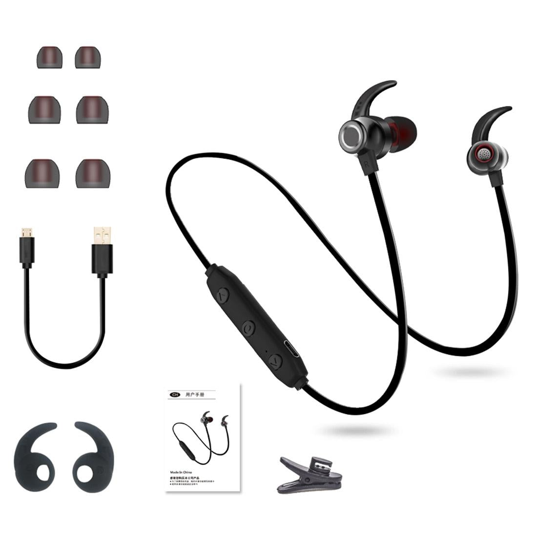 Waterproof X5 Sports Bluetooth Earbuds with Magnetic Design - Green
