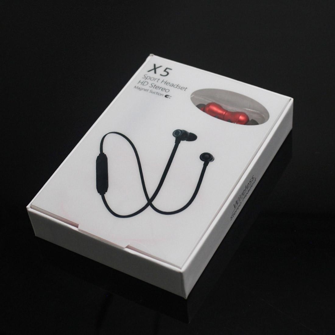 Waterproof X5 Sports Bluetooth Earbuds with Magnetic Design - Green