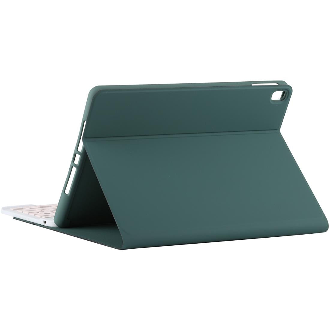 Bluetooth Tablet Case For Ipad Pro 11 With Detachable Microfiber Leather Pen Slot & Holder - Dark Green