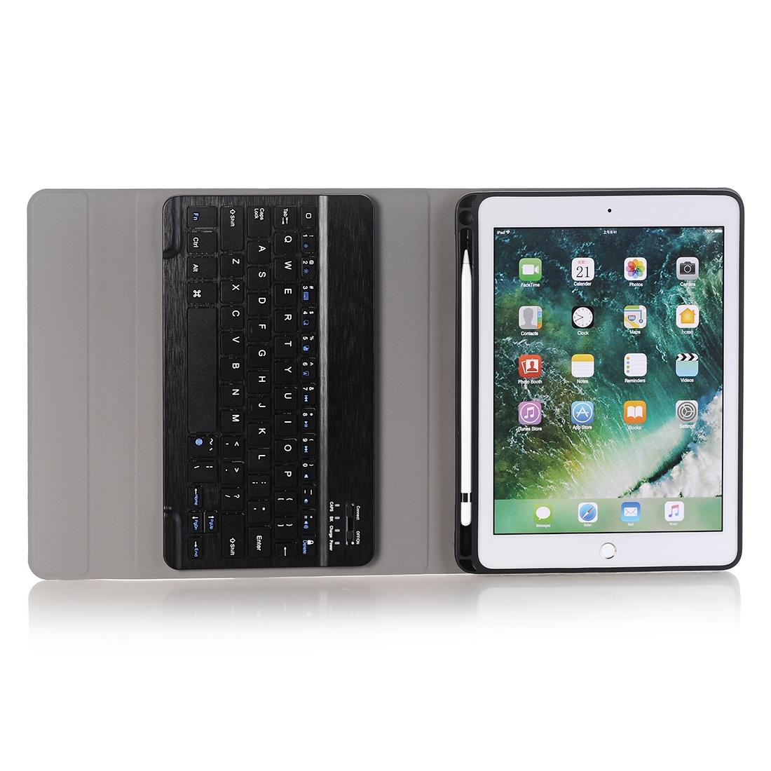 Ultra-Thin Detachable Bluetooth Keyboard Tablet Case For Ipad 10.2 2019 With Stand & Pen Slot - Rose Gold