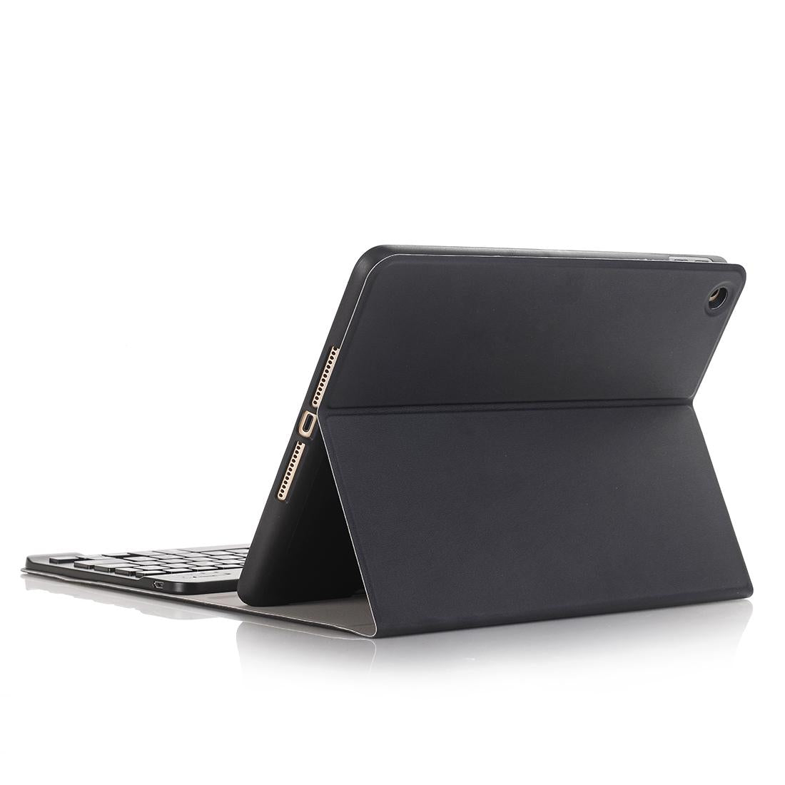 Ultra-Thin Detachable Bluetooth Keyboard Tablet Case For Ipad 10.2 2019 With Stand & Pen Slot - Rose Gold