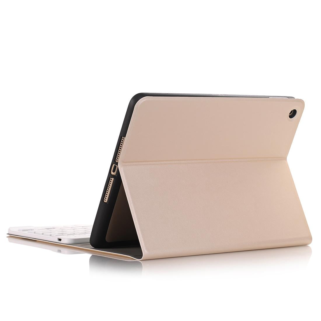 Ultra-Thin Detachable Bluetooth Keyboard Tablet Case For Ipad 10.2 2019 With Stand & Pen Slot - Rose Gold