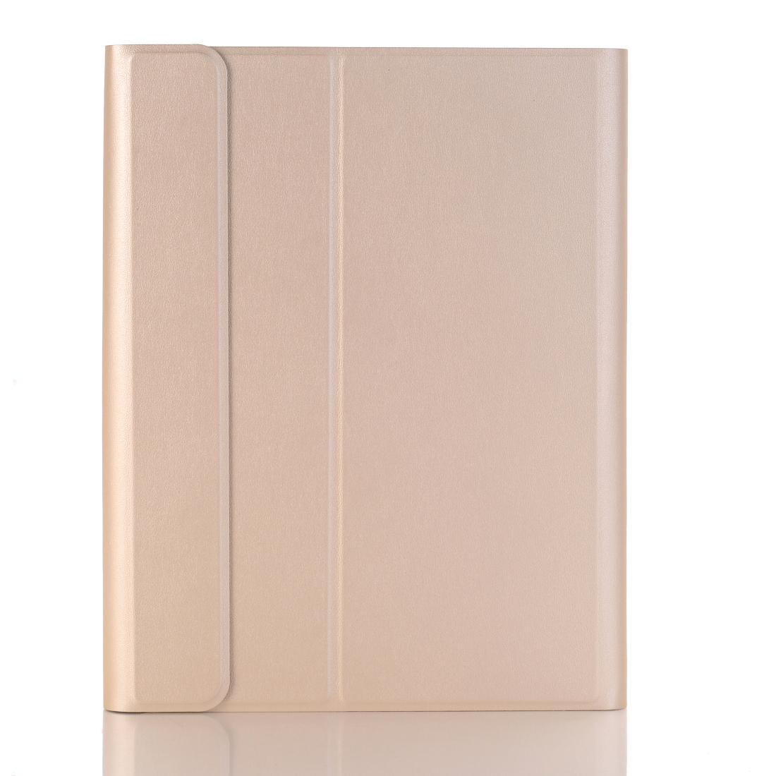 Ultra-Thin Bluetooth Keyboard Leather Case For Ipad Air / Pro 10.5 With Pen Slot & Holder - Rose Gold