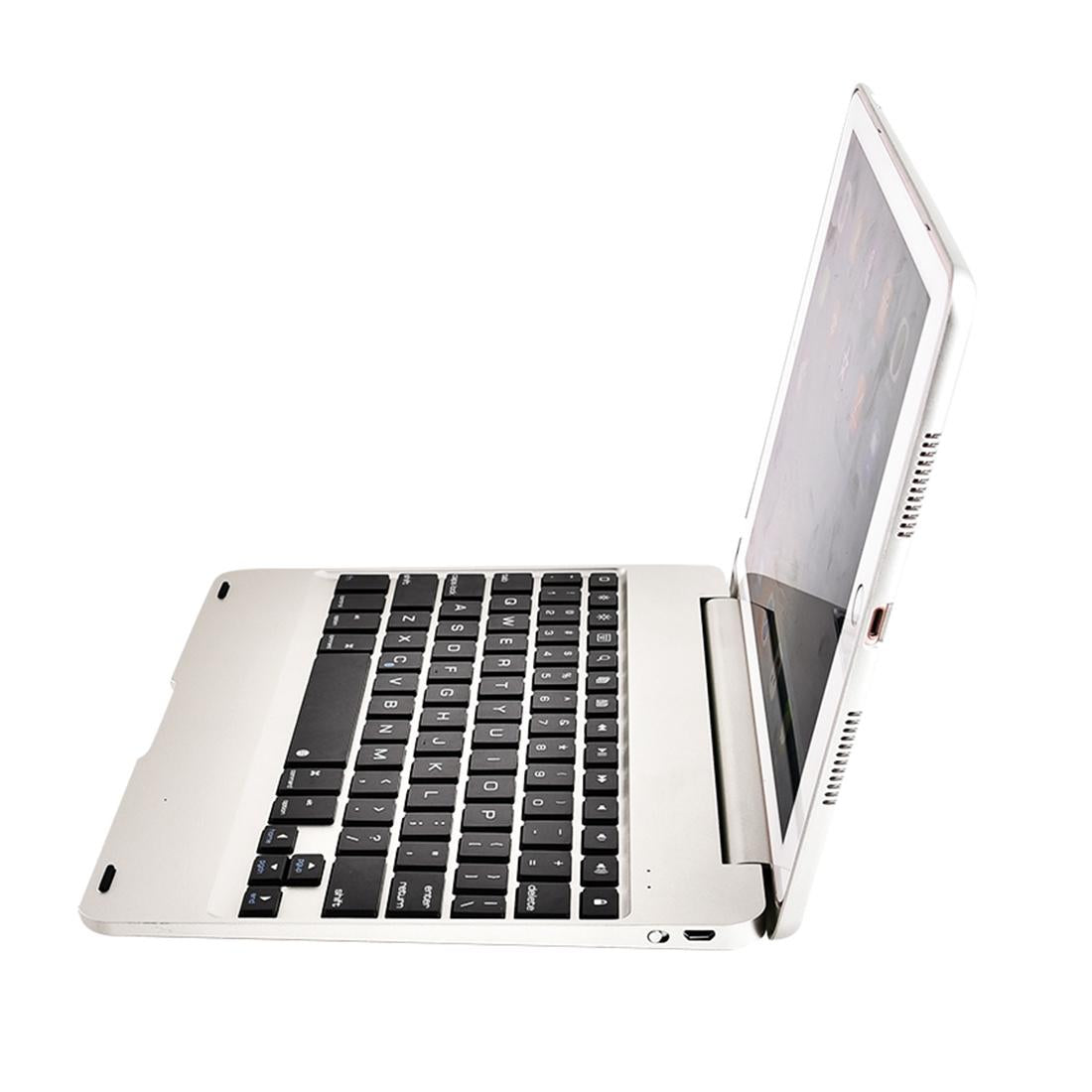 Horizontal Flip Tablet Case With Bluetooth Keyboard For Ipad Pro 9.7 / Ipad Air 2 - Rose Gold