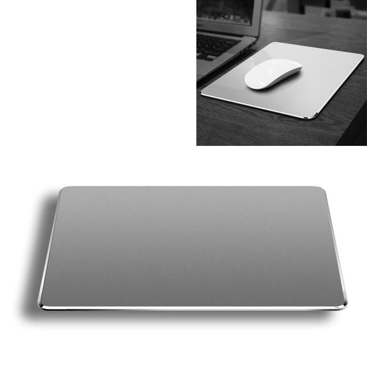 Double Sided Non Slip Aluminum Mouse Pad M Size - Grey