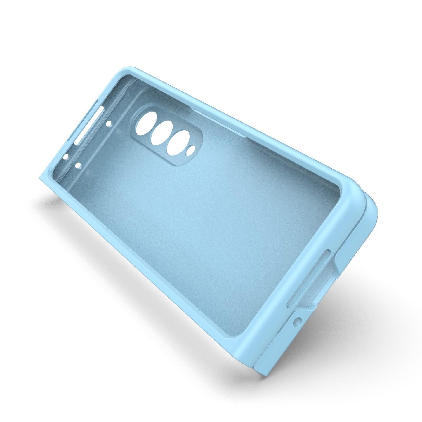 For Samsung Galaxy Z Fold4 5G Foldable Shockproof Phone Case with Magic Shield - Slim Design - Purple