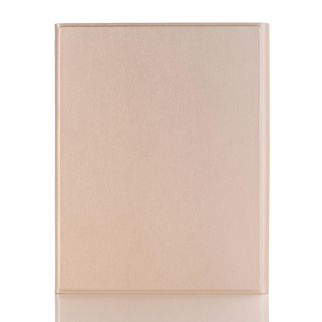 Ultra-Thin Detachable Bluetooth Keyboard Tablet Case For Ipad 10.2 2019 With Stand & Pen Slot - Gold