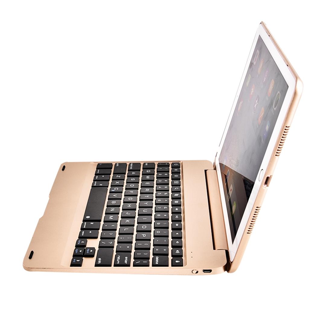 Horizontal Flip Tablet Case With Bluetooth Keyboard For Ipad Pro 9.7 / Ipad Air 2 - Gold