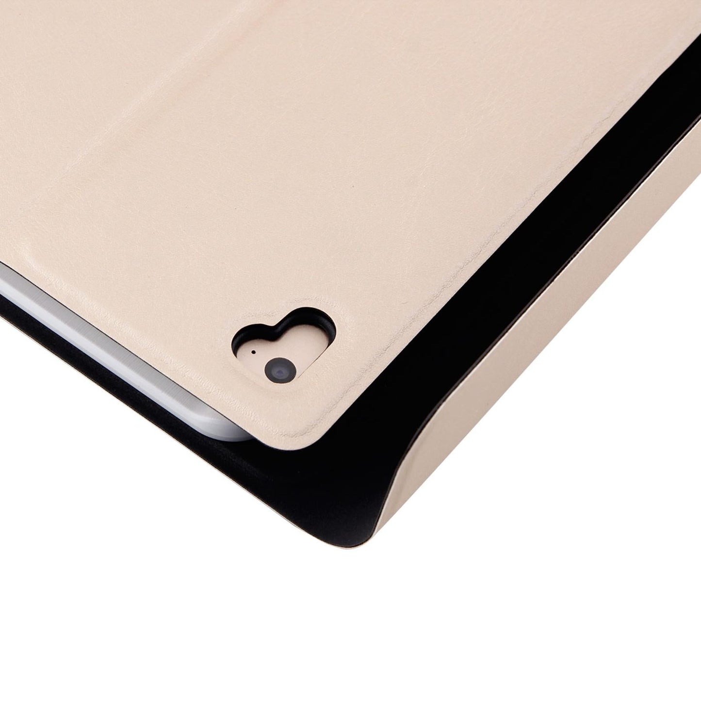 Bluetooth Keyboard & Leather Tablet Case For Ipad Air / Pro 9.7 - Three-Gear Angle Adjustment Magnetic Sleep Function - Abs Brushed Texture - Gold