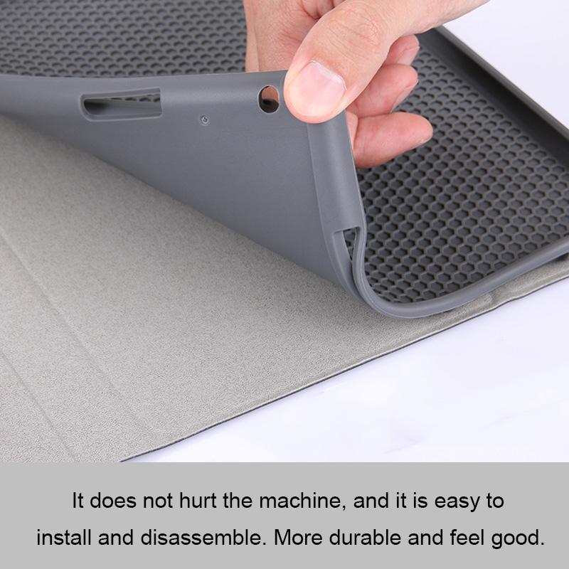 Detachable Bluetooth Keyboard & Leather Tablet Case For Ipad Pro / Air 9.7 With Colourful Backlight & Holder - Champagne Gold