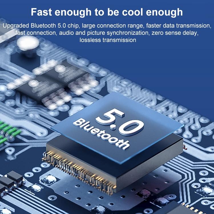 True Wireless Bluetooth 5.0 Earphones - Blue