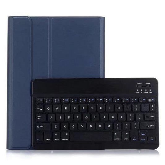 Bluetooth Keyboard & Leather Tablet Case For Ipad Pro / Air 9.7 2017 / 2018 - Detachable & Horizontal Flip With Holder - Blue