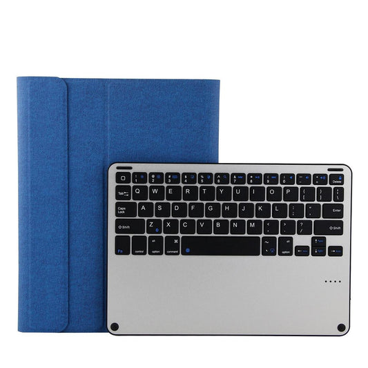 Bluetooth Keyboard & Tablet Case For Ipad Air / Pro 9.7 - Detachable Aluminum Alloy Imitation Cloth Sleep / Water Repellent - Blue