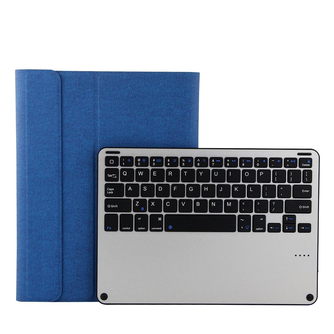Bluetooth Keyboard & Tablet Case For Ipad Air / Pro 9.7 - Detachable Aluminum Alloy Imitation Cloth Sleep / Water Repellent - Blue