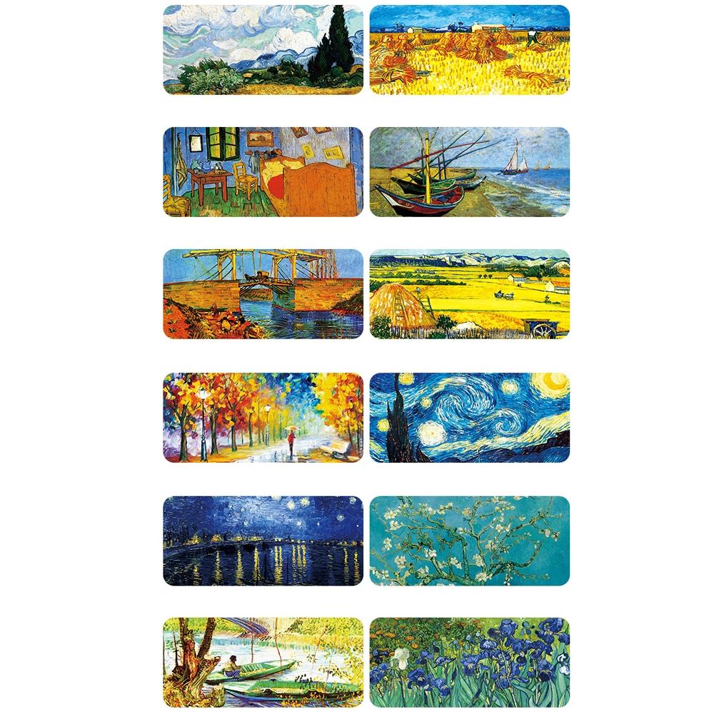 Large Oil Painting Desk Rubber Mouse Pad - Iris