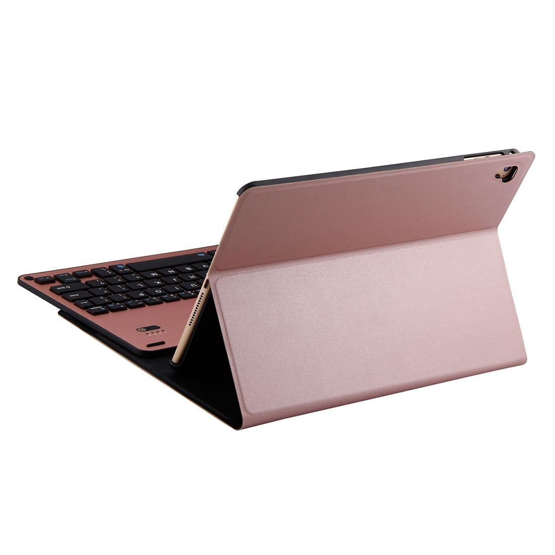 Bluetooth Keyboard & Leather Tablet Case For Ipad Air / Pro 9.7 - Detachable Water Repellent Magnetic 3-Gear Angle - Red