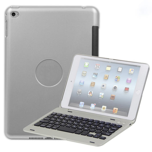 Bluetooth Keyboard Tablet Case For Ipad Mini 5 / 4 - Silver