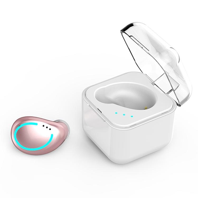 Mini Wireless Bluetooth Earphone with Charging Box - M-b8 - Silver